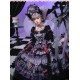 Mademoiselle Pearl Sanrio Kuromi Bell Sleeve One Piece(Reservation/Full Payment Without Shipping)